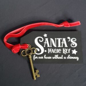 Santa's Magic Key "for our house without a chimney"